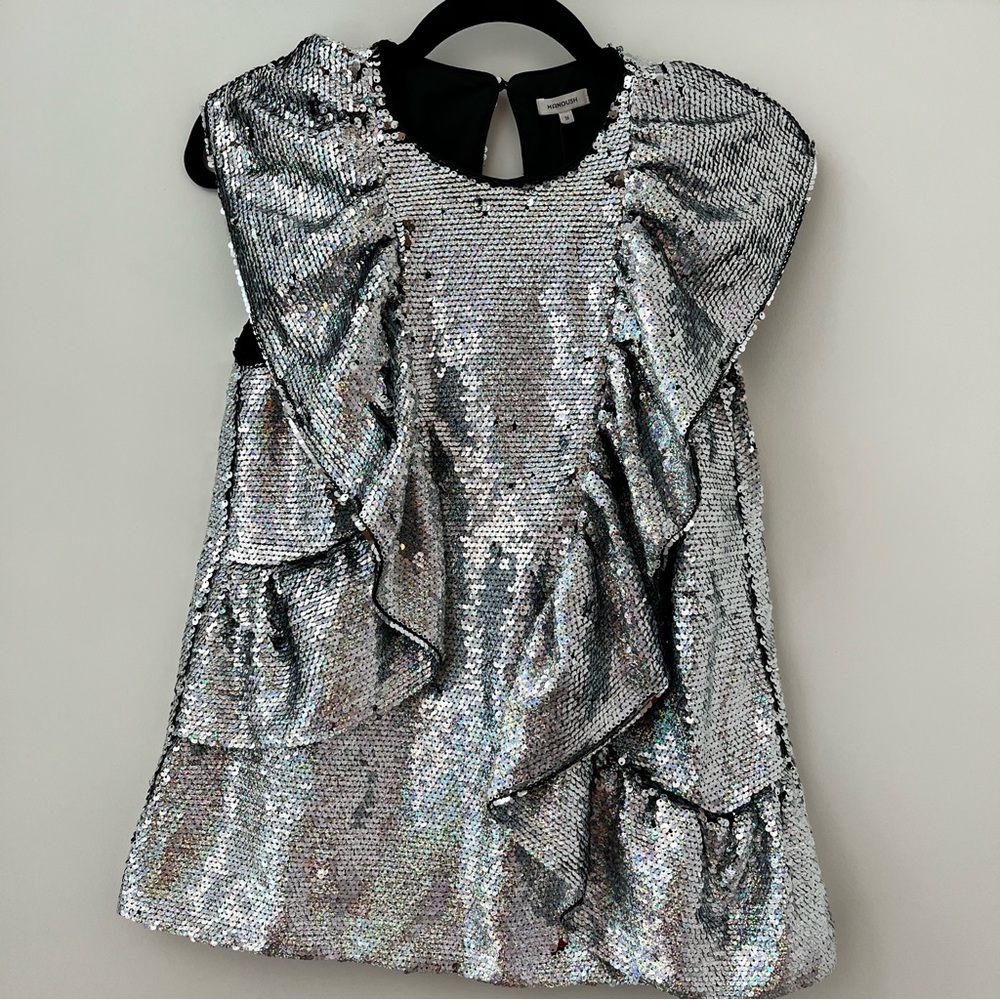 NWT Manoush silver sequin top 36 - Picture 3 of 14